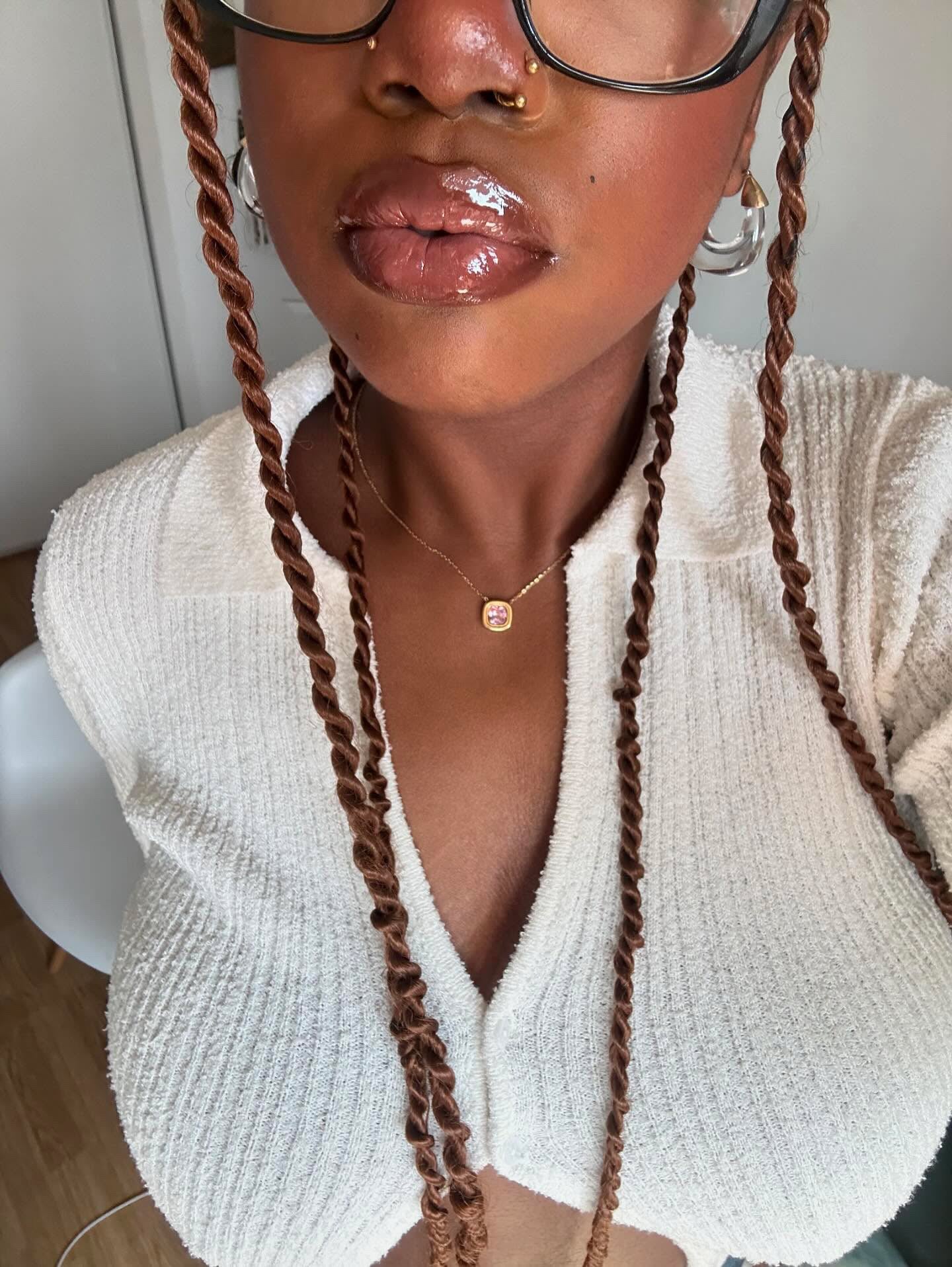 a woman who showed her pendant